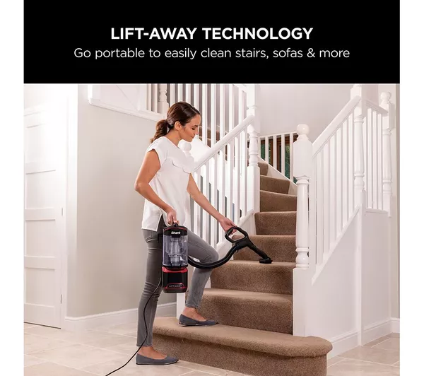 SHARK Lift-Away with TruePet NV602UKT Upright Bagless Vacuum Cleaner - Red - Image 2
