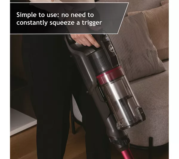 HOOVER HF1 Plus Home Cordless Vacuum Cleaner - Black & Magenta - Image 5