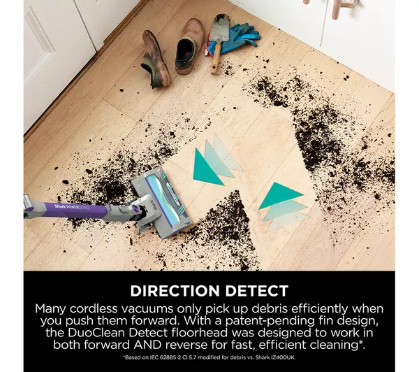 SHARK PowerDetect IP1251UKT Cordless Pet Vacuum Cleaner - Java Grey - Image 3