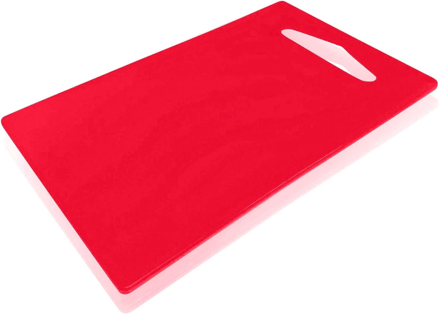 Professional Catering Chopping Boards Large Medium Small Plastic Cutting Boards with Hanging Hole, Camping Chopping Board, Durable Dishwasher Safe (Rose red, 36 x 24) - Image 2