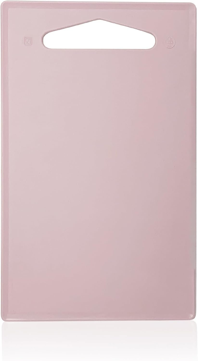 Professional Catering Chopping Boards Large Medium Small Plastic Cutting Boards with Hanging Hole, Camping Chopping Board, Durable Dishwasher Safe (Pink, 36 x 24)
