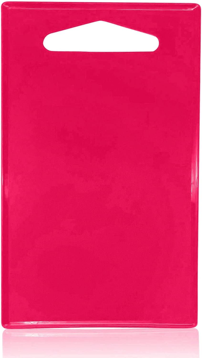 Professional Catering Chopping Boards Large Medium Small Plastic Cutting Boards with Hanging Hole, Camping Chopping Board, Durable Dishwasher Safe (Fuchsia, 36 x 24)