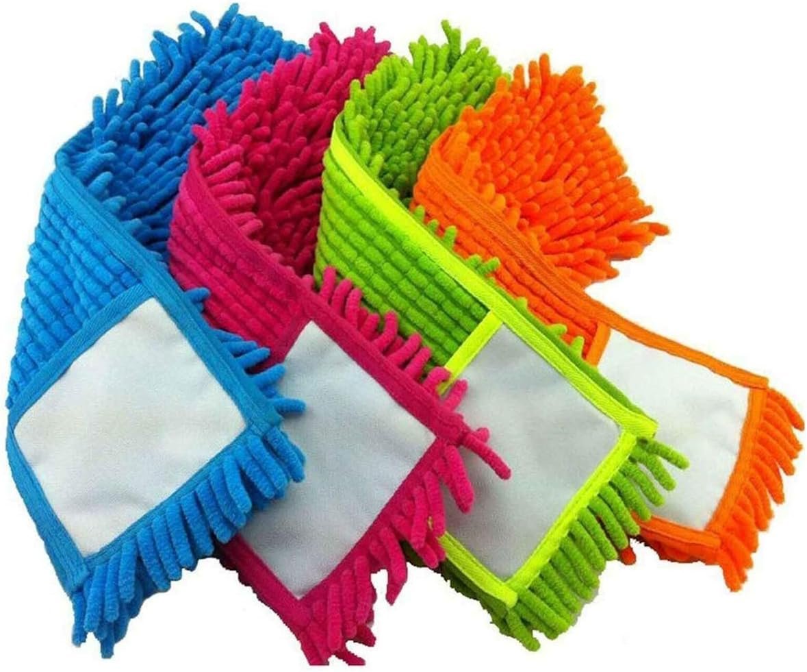1 x Microfiber Mop Refill Replacement Heads Dust Floor Cloth Cleaning Washable Pads Cleaning Pad Clean Mop Head (1 x Assorted Color) - Image 4