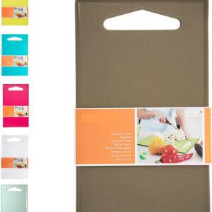 Professional Catering Chopping Boards Large Medium Small Plastic Cutting Boards with Hanging Hole, Camping Chopping Board, Durable Dishwasher Safe (Taupe, 36 x 24)