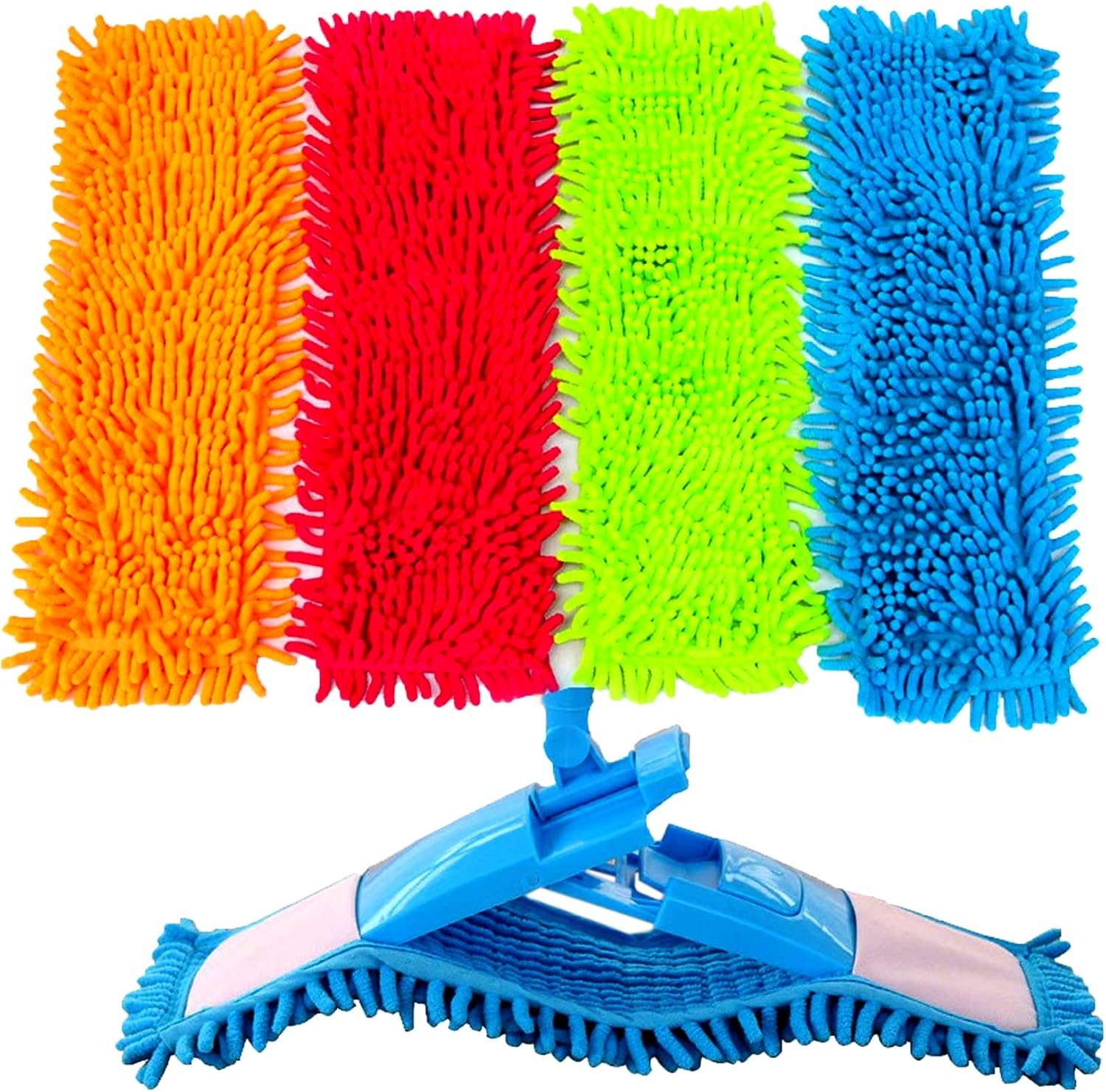 1 x Microfiber Mop Refill Replacement Heads Dust Floor Cloth Cleaning Washable Pads Cleaning Pad Clean Mop Head (1 x Assorted Color)