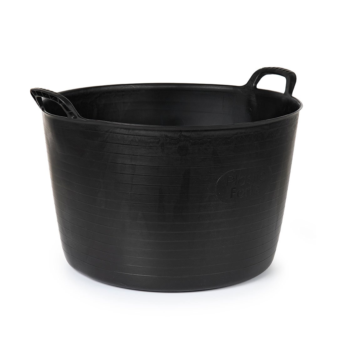 26L Heavy-Duty Polyethylene Flex Tub with Handles (Set of 5)